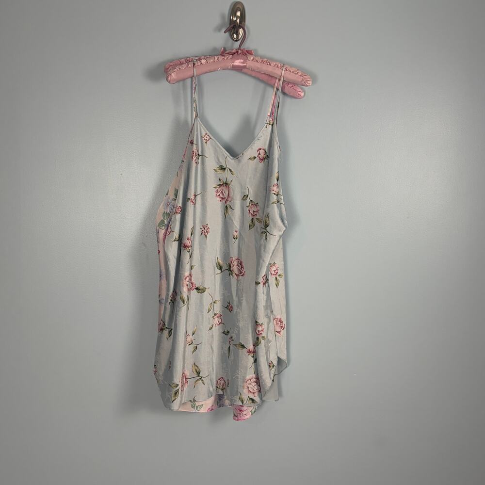 Romantic Two Satin Nightgowns size 3x Dentelle vtg coquette clean girl twee